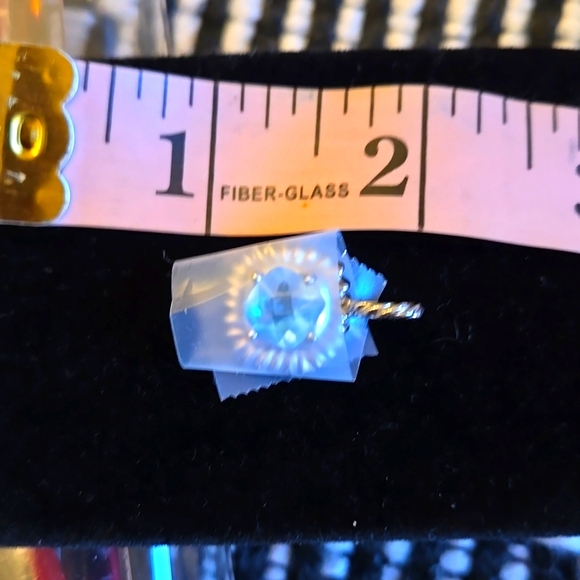 Sterling Pendant w/stone - Picture 3 of 3